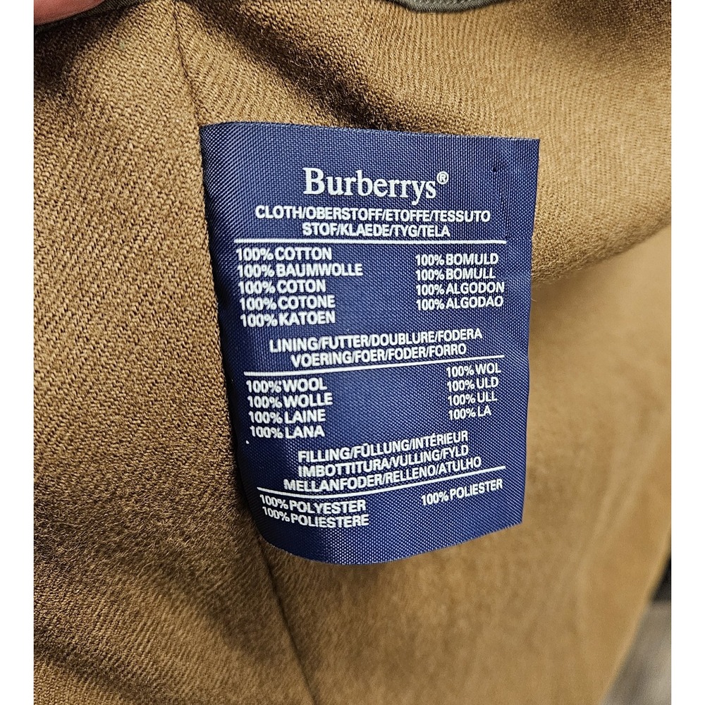 Burberrys' of London Vintage NWT‎ Quilted Wool Olive/Army Green Otterham Jacket - Picture 7 of 13